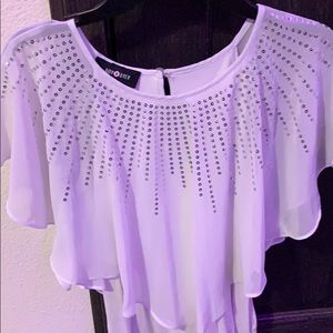 Built in tank top, dress shirt